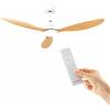 InnovaGoods Ventilatore da Soffitto con Luce LED e 3 Pale ABS Wuled Legno 36 W