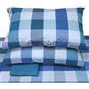 Gabel Lenzuolo scozzese Wilson oceano PIAZZA MEZZO (sopralenzuolo 180x290 + sotto 125x200x28 c/angoli + 1 federa 50X80), 70537