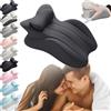 Generic Cuscino per coppia di fianchi, cuscino multifunzionale per sollevamento dell'anca, cuscino per coppie, cuscino a cuneo in memory foam multi posizione, fornisce supporto per vita e collo (grigio scuro)