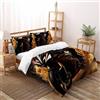 HICENST Set di biancheria da letto con stampa digitale 3D a tema sportivo, set copripiumino chic traspirante per ragazzi e ragazze, con cuscino, per letto matrimoniale (200 x 200 cm)