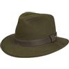 Stetson Waxed Traveller Cappello in Tessuto Fascia in Pelle Uomo Tutto l Anno