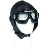 Mil-Tec - Cuffia da Aviatore in Pelle, Nero, Taglia M/57-58