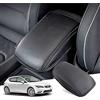 GAFAT Seat Leon MK3 5F FR ST/C*upr-a Leon 2012-2019 Protezione Centrale del Bracciolo Copertura in Pelle (Nero)