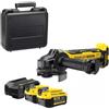 Stanley Smerigliatrice Angolare Brushless 125mm 2 Batterie 4.0Ah 18V SFMCG700M2K