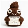 Patate Positive Popo Positivo© | Regalo Simpatico e Divertente | Idea Buffa | Festa & Compleanno | Uomo Donna Bambino Ragazzo | Uncinetto Cacca Bagno| Peluche Motivazionale | Amico Collega Ufficio | Giocattolo Comico