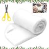 Hpbaggy Neve Artificiale, Coperta di Neve Natale, Neve Finta per Decorazioni, Rotolo di Neve Artificiale, Tappeto Neve Finta 150 x 40cm + Forbici, per Decorazioni di Sfondo di Villaggio di Natale