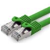 1aTTack.de Cavo di rete Ethernet, cavo LAN Cat.7 S-FTP PIMF, compatibile con Cat.5e /Cat.5 / Cat.6 10Gb/s| per switch, router, modem, patch panel, access point Verde / 1 pz 20 m