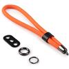 VOVMOEYA Cinghia da Polso per Fotocamera Corda, Cordino Polso Fotocamera Tracolla Polso per Fotocamera Compatibile con Fujifilm X100V XT5 Nikon Zf Z8 Z30 Canon G7X Sony A6000 A6400 ZVE10 - Arancia
