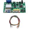 Mcbazel Scheda di conversione video da gioco RGB/CGA/EGA a VGA HD Arcade Game per monitor da gioco Arcade a proiettore LCD PDP CRT
