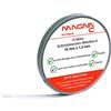 Magna-C® Nastro metallico autoadesivo | bianco | base per magneti | flessibile e facile da tagliare | 10 m x 15 mm x 1,2 mm