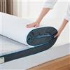 LINSY HOME Coprimaterasso in gel 90 x 200 cm, altezza 7,5 cm, in schiuma di gel e carbone di bambù, durezza H2/H3, con tessuto di bambù lavabile