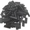 zweipappel 100 x clip di fissaggio frangivista, 4,2 cm, per strisce frangivista, per il fissaggio (antracite)