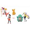 Bandai Pokemon Scale World Paldea Iono & Bellibolt Nemona Skeledirge Figure Bandai set