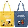 Starbucks x Snoopy Peanuts Collab Tote Bag Giallo e Blu Set di 2 Starbucks JP T