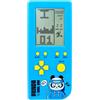 TAQY Panda Cartone Animato Console di Gioco Cubo Retrò 26 Giochi di Mattoni 2574 Livelli Velocità/Difficoltà Regolabile Gioco Elettronico Portatile per Bambini Regali di Giocattoli Puzzle (SBlue)