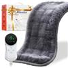 auvstar Termoforo Elettrico,Coperta Riscaldante Elettrica,Termoforo Lombare Cervicale Spalle Schiena Addome,Heating Pad con Spegnimento Automatico,Tappetino Riscaldante Lavabile Lavatrice 40 * 76