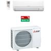 CLIMATIZZATORE CONDIZIONATORE MITSUBISHI SERIE HR MSZ-HR25VF/MUZ-HR25VF R32 9000 BTU - WI-FI OPTIONAL