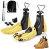 CuteHome Tendiscarpe,Allarga Scarpe Uomo Donna,Espansore Stivali, Regolabile la Lunghezza e la Larghezza delle Scarpe (un paio, L), Giallo