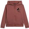 Freddy Felpa da donna con cappuccio, zip e grafica Mickey Mouse