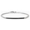 Mabina Gioielli - Bracciale Uomo - Bracciale uomo in argento con piastra e zirconi - 533829