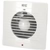 HOROZ ELECTRIC Aspiratore da Bagno 100 mm 12W Bianco - Ventilatore Estrazione in ABS con Griglia di Protezione 43 dB - Estrattore d'Aria Silenzioso IP20