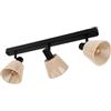 Eglo Seagard - lampada da soffitto a 3 luci, faretto per soggiorno in