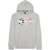 Champion P-E Felpa con Cappuccio Uomo con Stampa Grafica - 217276 (M, Em006 Grigio Melange)