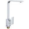Rubinetto per lavello cucina e lavabo cromato alto monocomando modello Singapore