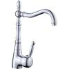 Rubinetto monocomando con miscelatore stile antico in ottone massiccio Zanzibar RAME