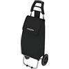 Carrello Portaspesa con rotelle e sacca impermeabile nero - ROLLY Colombo