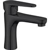 Rubinetto lavabo in ottone satinato nero set completo Antille Cilvani