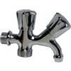 Rubinetto con Attacco Lavatrice 1/2" Duplex Cromato in Ottone Pesante CILVANI