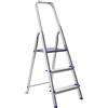 Scala Alluminio 3 Gradini Piuma Portata 100Kg - FRAMAR- Sicura e Leggerissima
