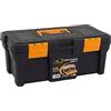 Valigetta Porta Utensili in resina, colore Nero/Giallo 45 x 23.8 x 19.5 cm