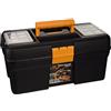 Valigetta Porta Utensili in resina , colore Nero/Giallo 39.2 x 21 x 18.8 cm