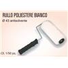 RULLO PER VERNICIATURA IN POLIESTERE BIANCO ANTISOLVENTE 20 E 25 CM 25 cm