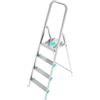 Scala in Alluminio 4 Gradini Ultraleggera per Uso Domestico portata 150kg