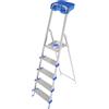 Scala Alluminio 5 Gradini XL Atlantica con Vaschetta Portaoggetti