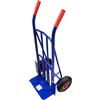 Carrello Portapacchi professionale blu ribalta ruote pneumatiche portata 200kg