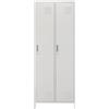 Armadio spogliatoio metallico 2 posti in Ferro lamiera verniciata 180X69 CILVANI