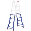 Scala Telescopica in Acciaio 4+5 Gradini resistente e durevole portata 100kg