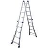 Scala Telescopica in Acciaio 5+5 Gradini resistente e durevole portata 150kg