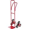 Carrello Saliscale portapacchi professionale a 3 ruote pneumatiche portata 150kg