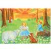 Cartolina Bambini con animali