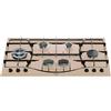 Hotpoint Ariston PHN 960MST (AV) R/HA Piano Cottura 90 cm a Gas 6 Fuochi (1 Bruciatore Tripla Corona) colore Avena