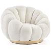 Bizzotto Poltrona Girevole Florel Naturale