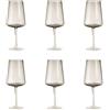 Evviva Set 6 Calici Vino Reale in Vetro 500 ml Fumè