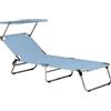 Mobili Fiam Lettino con Parasole Amigo Top Made in Italy 034TX FIAM