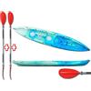 Rainbow Canoa Rigida Orca Base + 2 pagaie fissa RAINBOW