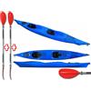 Rainbow Canoa Rigida Oasis Twin Max Expedition + 2 pagaie fissa RAINBOW
